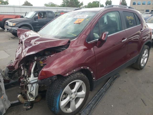 Photo 2 from auction – 2016 CHEVROLET TRAX LTZ with VIN 3GNCJMSB0GL188510