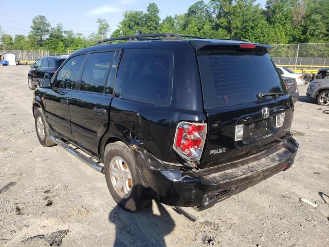 Photo 3 from auction – 2007 HONDA PILOT with VIN 2HKYF18177H535277