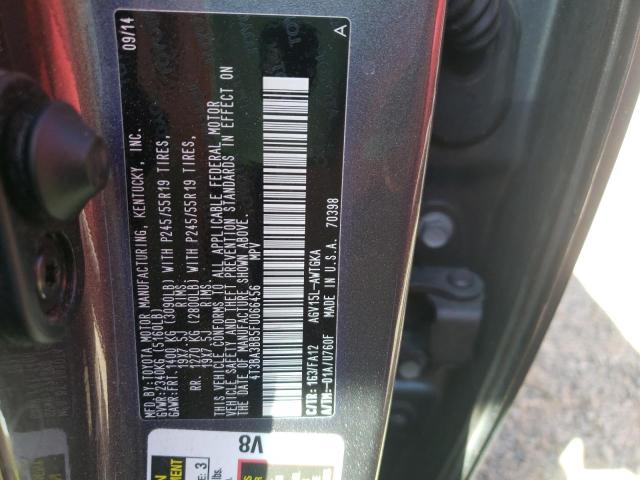 Photo 10 from auction – 2015 TOYOTA VENZA LE with VIN 4T3BA3BB5FU066456