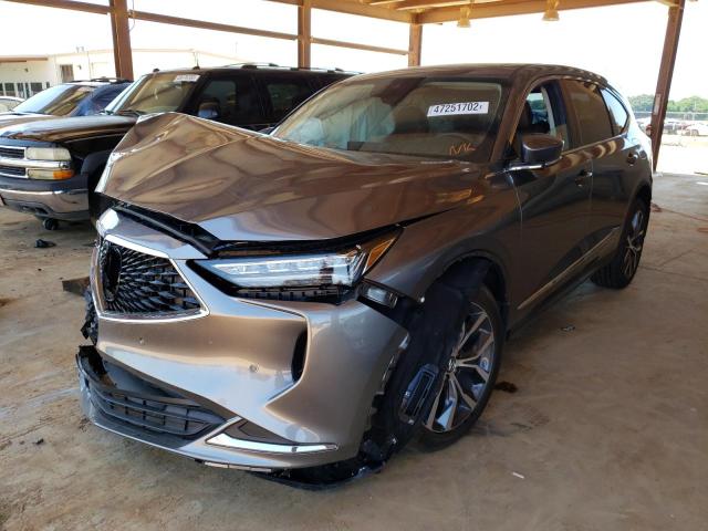 Photo 2 from auction – 2022 ACURA MDX TECHNO with VIN 5J8YE1H47NL033862