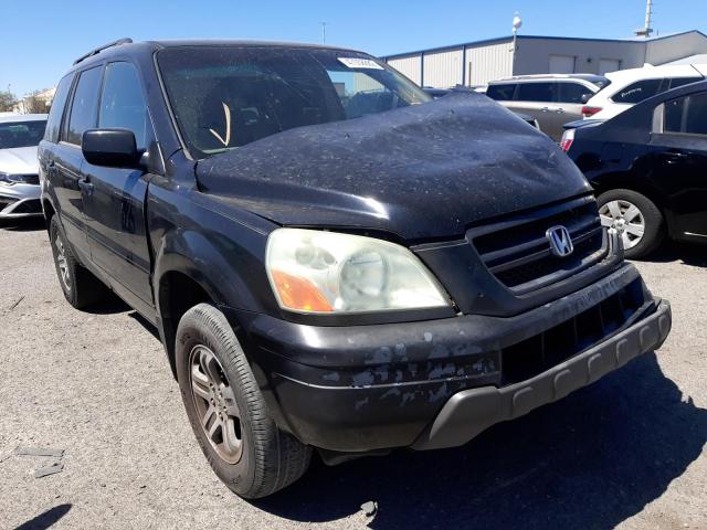 HONDA PILOT EX 2004 with VIN 2HKYF18404H508704 - Photo from auction