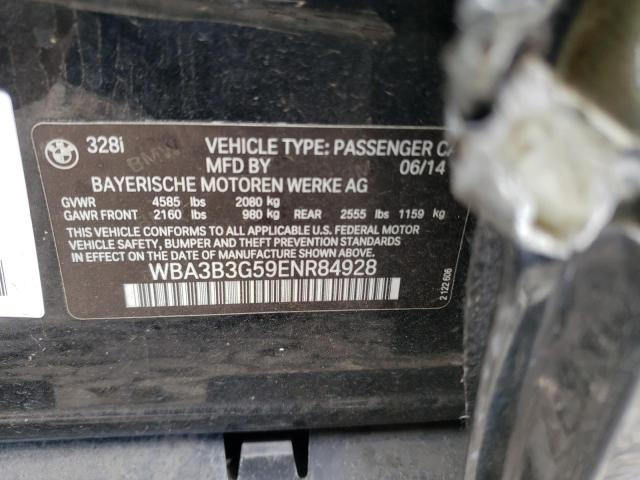 Photo 10 from auction – 2014 BMW 328 XI with VIN WBA3B3G59ENR84928