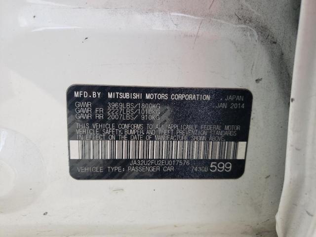 Photo 10 from auction – 2014 MITSUBISHI LANCER ES/ with VIN JA32U2FU2EU017576