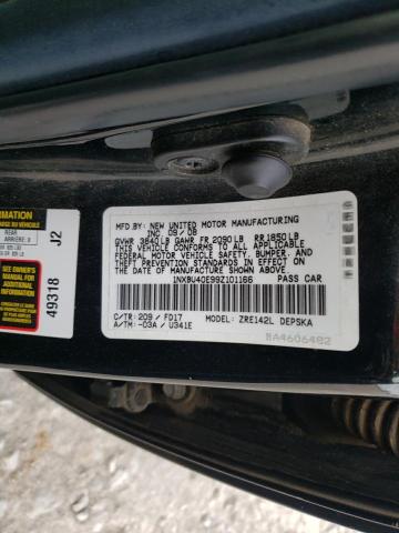 Photo 10 from auction – 2009 TOYOTA COROLLA BA with VIN 1NXBU40E99Z101166