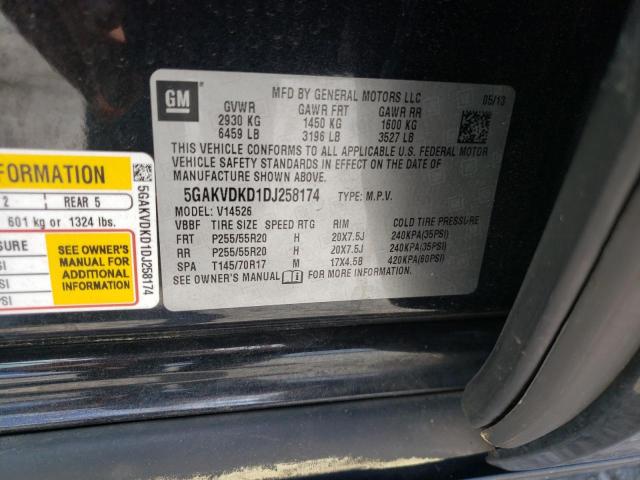 Photo 10 from auction – 2013 BUICK ENCLAVE with VIN 5GAKVDKD1DJ258174