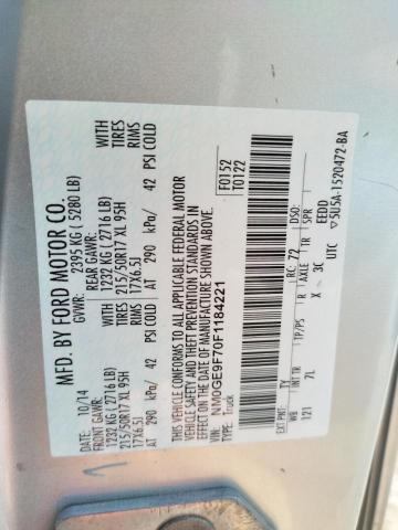 Photo 10 from auction – 2015 FORD TRANSIT CO with VIN NM0GE9F70F1184221