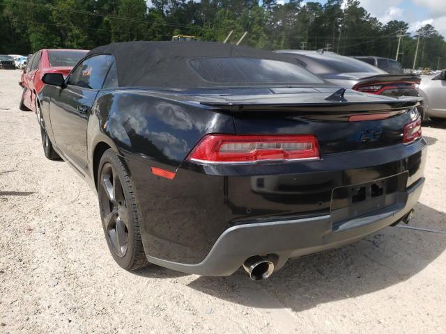 Photo 3 from auction – 2014 CHEVROLET CAMARO LT with VIN 2G1FB3D31E9252341