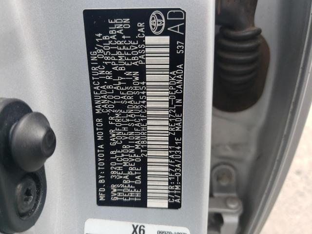 Photo 10 from auction – 2015 TOYOTA COROLLA L with VIN 2T1BURHE1FC245454