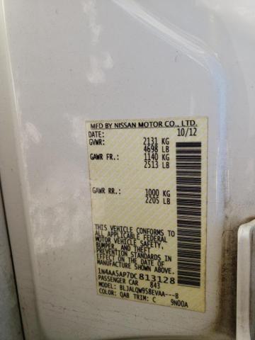 Photo 10 from auction – 2013 NISSAN MAXIMA S with VIN 1N4AA5AP7DC813128