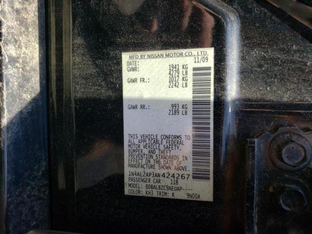 Photo 10 from auction – 2010 NISSAN ALTIMA BAS with VIN 1N4AL2AP3AN424267