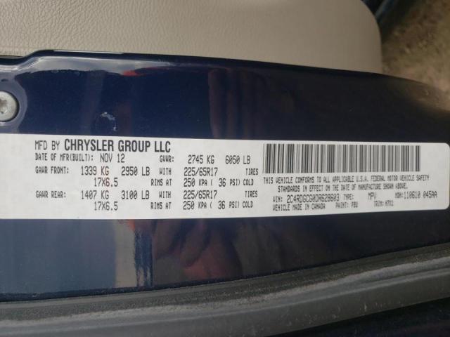 Photo 10 from auction – 2013 DODGE GRAND CARA with VIN 2C4RDGCG0DR628603