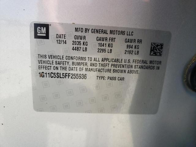 Photo 10 from auction – 2015 CHEVROLET MALIBU 1LT with VIN 1G11C5SL5FF255936
