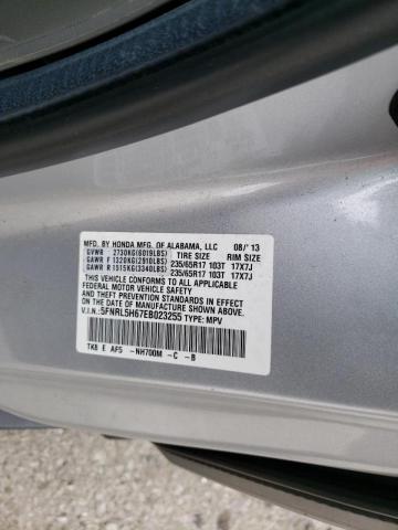 Photo 10 from auction – 2014 HONDA ODYSSEY EX with VIN 5FNRL5H67EB023255