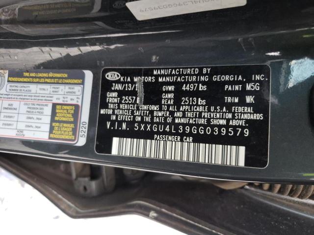 Photo 10 from auction – 2016 KIA OPTIMA EX with VIN 5XXGU4L39GG039579