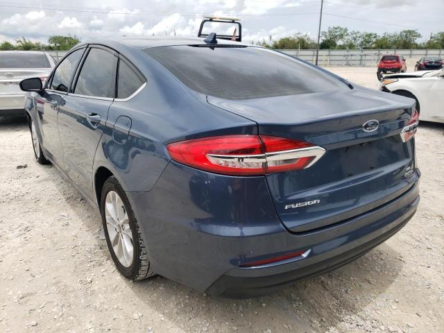 Photo 3 from auction – 2019 FORD FUSION SE with VIN 3FA6P0LU3KR262172
