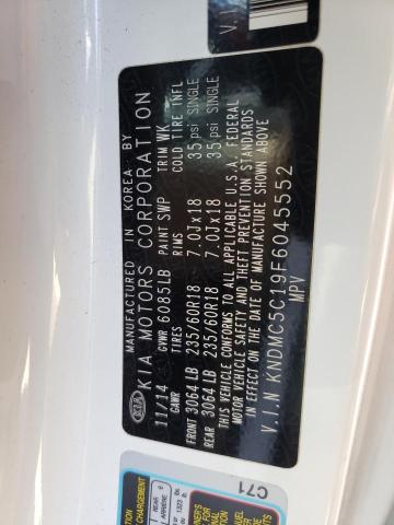 Photo 10 from auction – 2015 KIA SEDONA EX with VIN KNDMC5C19F6045552