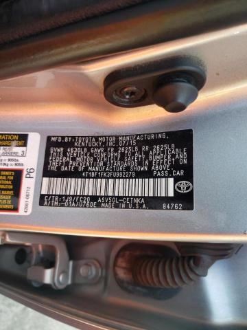 Photo 10 from auction – 2015 TOYOTA CAMRY LE with VIN 4T1BF1FK3FU992279