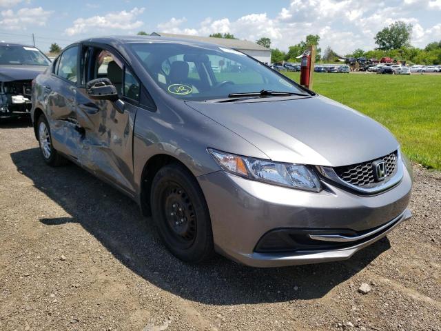 HONDA CIVIC LX 2013 with VIN 19XFB2F57DE004143 - Photo from auction