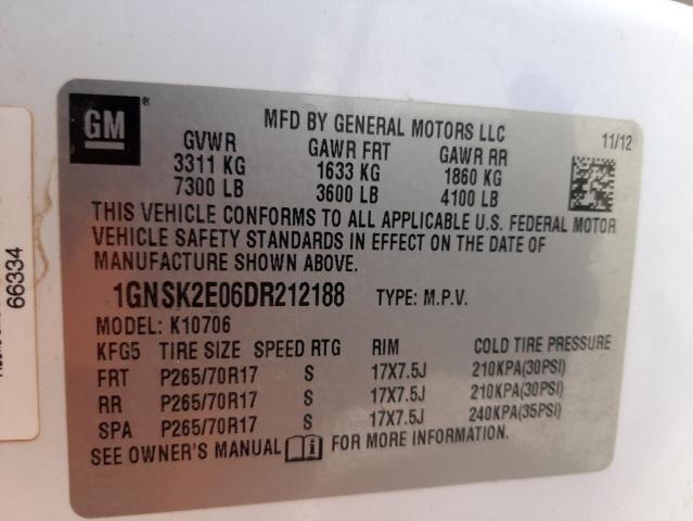 Photo 10 from auction – 2013 CHEVROLET TAHOE SPEC with VIN 1GNSK2E06DR212188