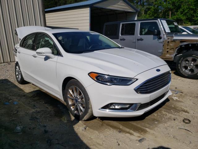 FORD FUSION SE 2017 with VIN 3FA6P0HD0HR340201 - Photo from auction