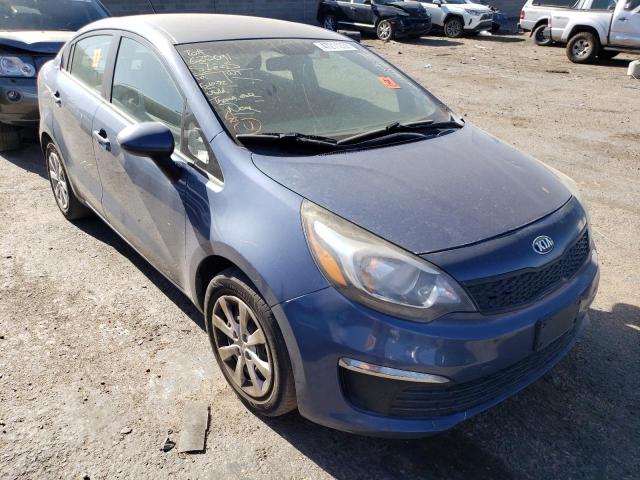 KIA RIO LX 2016 with VIN KNADM4A31G6603386 - Photo from auction