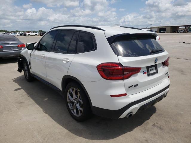 Photo 3 from auction – 2020 BMW X3 XDRIVE3 with VIN 5UXTY5C01L9C85114