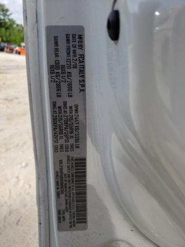 Photo 10 from auction – 2019 RAM PROMASTER with VIN ZFBHRFABXK6M96360