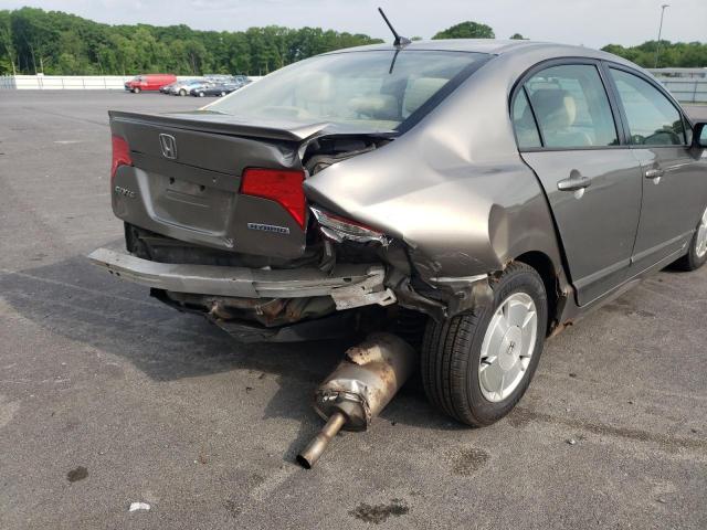 Photo 9 from auction – 2006 HONDA CIVIC HYBR with VIN JHMFA36256S020256