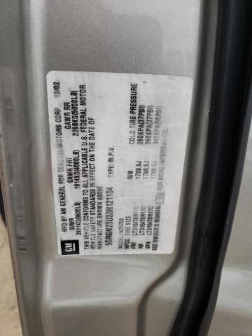 Photo 10 from auction – 2003 HUMMER H2 with VIN 5GRGN23U33H121104