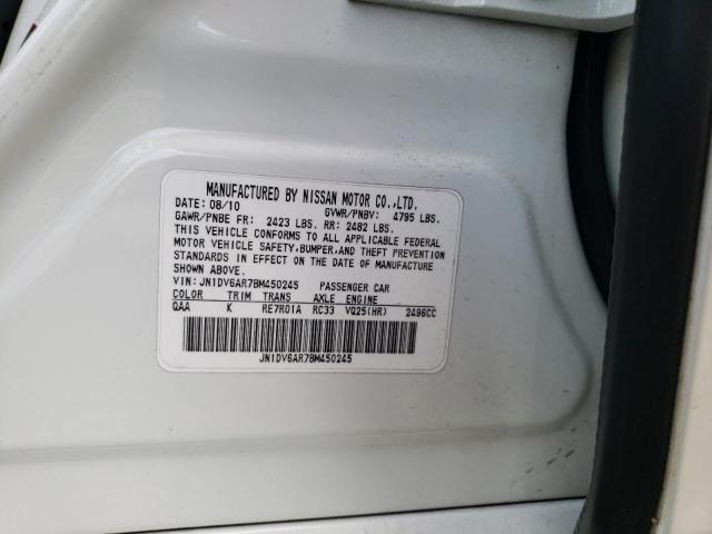 Photo 10 from auction – 2011 INFINITI G25 with VIN JN1DV6AR7BM450245