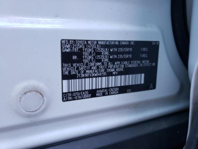 Photo 10 from auction – 2019 TOYOTA RAV4 LIMIT with VIN 2T3N1RFV3KW048195