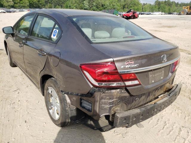 Photo 3 from auction – 2014 HONDA CIVIC LX with VIN 2HGFB2F52EH511801