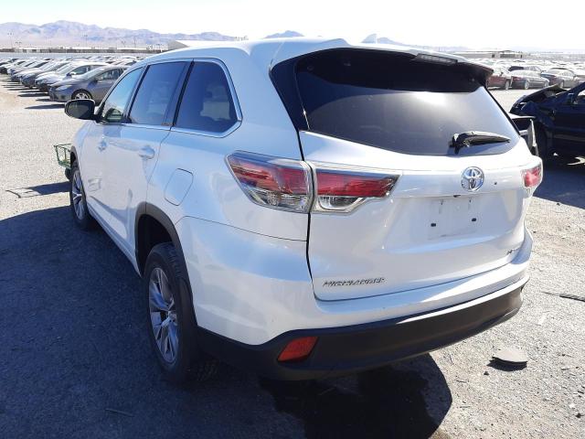 Photo 3 from auction – 2015 TOYOTA HIGHLANDER with VIN 5TDBKRFH0FS159546