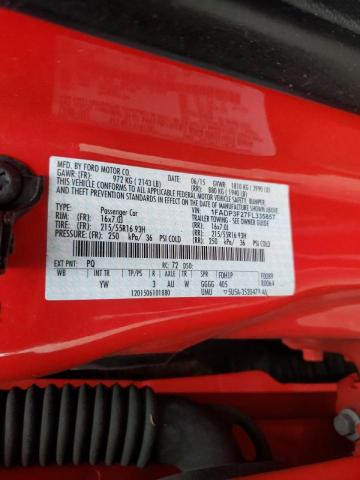 Photo 10 from auction – 2015 FORD FOCUS SE with VIN 1FADP3F27FL335857