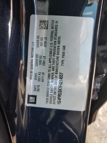 Photo 10 from auction – 2015 BUICK VERANO CON with VIN 1G4PR5SK7F4214657