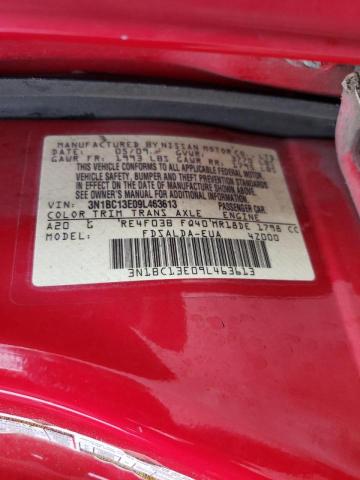 Photo 10 from auction – 2009 NISSAN VERSA S with VIN 3N1BC13E09L463613