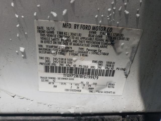 Photo 10 from auction – 2015 FORD TAURUS POL with VIN 1FAHP2MT8FG199979