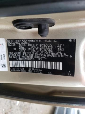 Photo 10 from auction – 2011 TOYOTA SIENNA LE with VIN 5TDKK3DC1BS068915