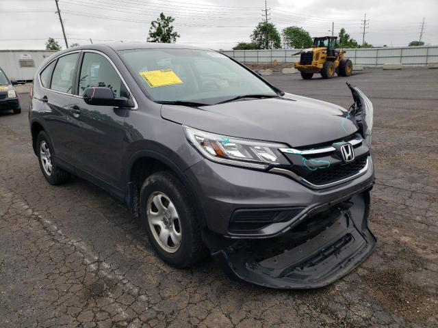 HONDA CR-V LX 2015 with VIN 5J6RM4H37FL016022 - Photo from auction