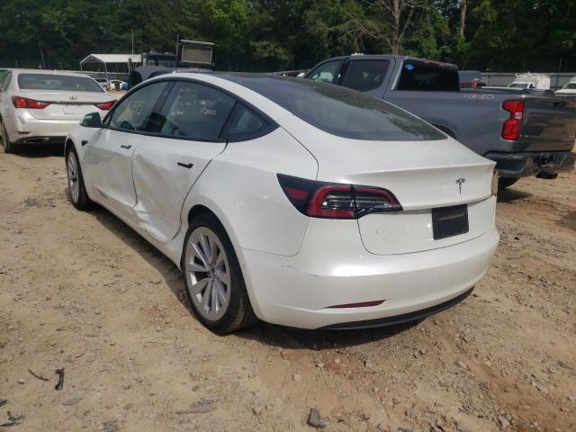 Photo 3 from auction – 2021 TESLA MODEL 3 with VIN 5YJ3E1EA1MF990850