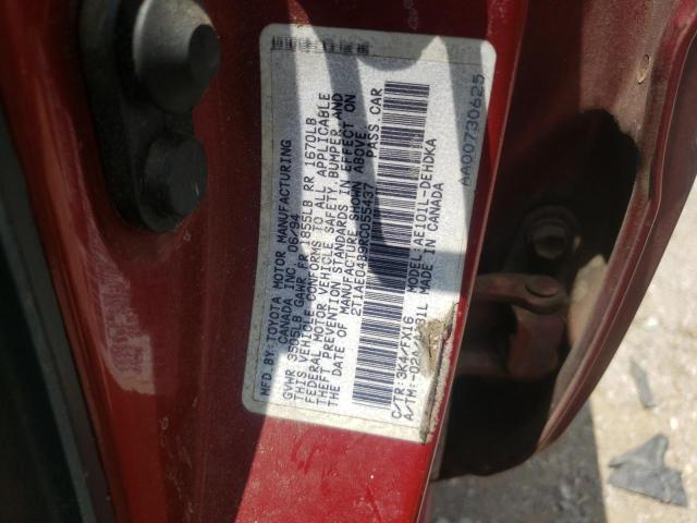Photo 10 from auction – 1994 TOYOTA COROLLA with VIN 2T1AE04B9RC055437