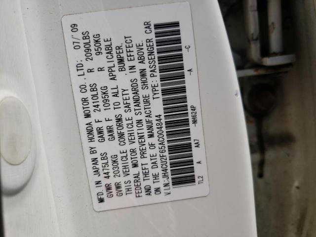 Photo 10 from auction – 2010 ACURA TSX with VIN JH4CU2F65AC004844