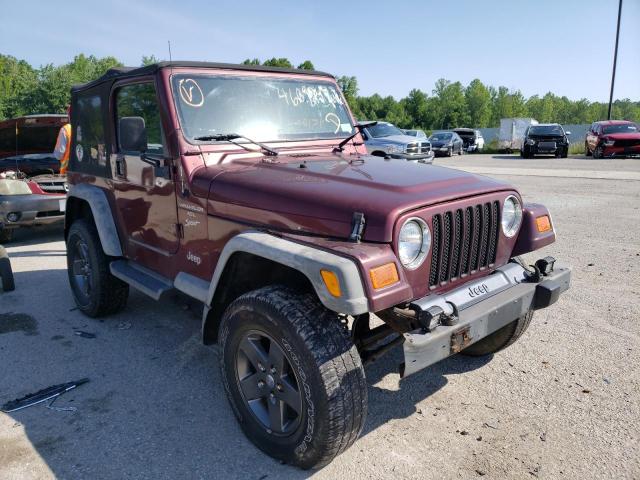 JEEP WRANGLER / 2001 with VIN 1J4FA49S81P324142 - Photo from auction