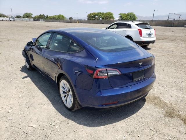 Photo 3 from auction – 2022 TESLA MODEL 3 with VIN 5YJ3E1EA7NF144322