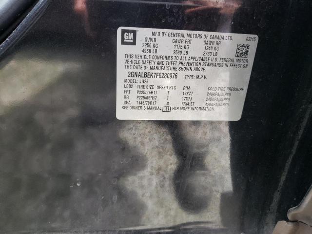 Photo 10 from auction – 2015 CHEVROLET EQUINOX L with VIN 2GNALBEK7F6280976