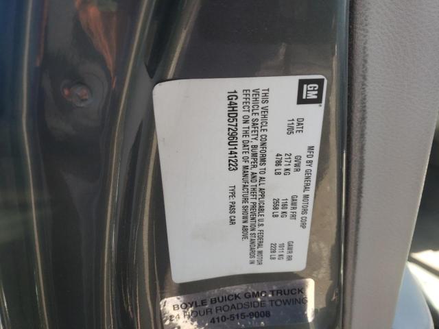 Photo 10 from auction – 2006 BUICK LUCERNE CX with VIN 1G4HD57296U141223