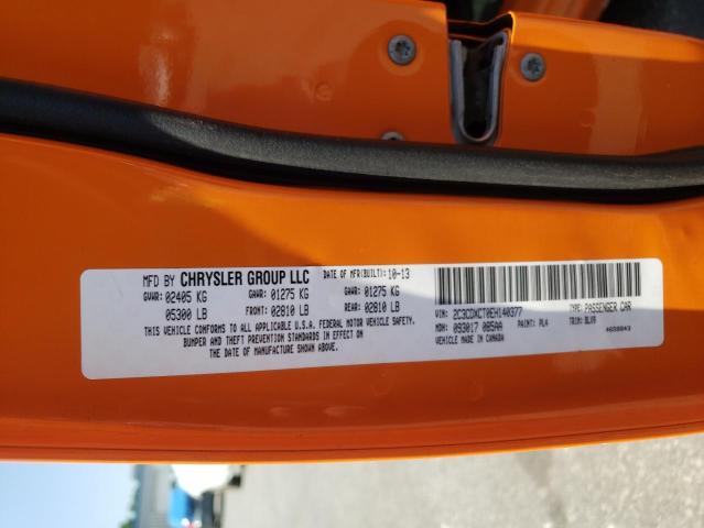 Photo 10 from auction – 2014 DODGE CHARGER R/ with VIN 2C3CDXCT0EH140377