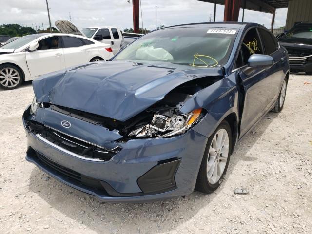 Photo 2 from auction – 2019 FORD FUSION SE with VIN 3FA6P0LU3KR262172