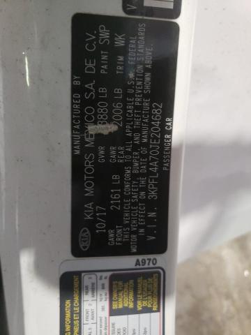 Photo 10 from auction – 2018 KIA FORTE LX with VIN 3KPFL4A70JE204682