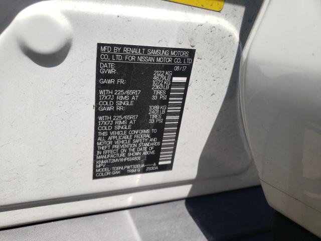 Photo 10 from auction – 2017 NISSAN ROGUE S with VIN KNMAT2MVXHP614831